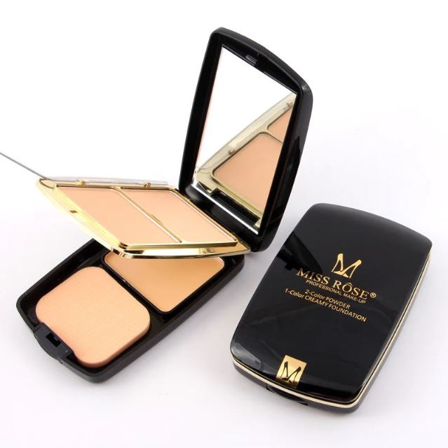 Miss Rose 3 Color Powder Fashion with Mirror