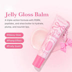 Hudamoji Silk Ribbon Jelly Lip Gloss 6Pcs Set