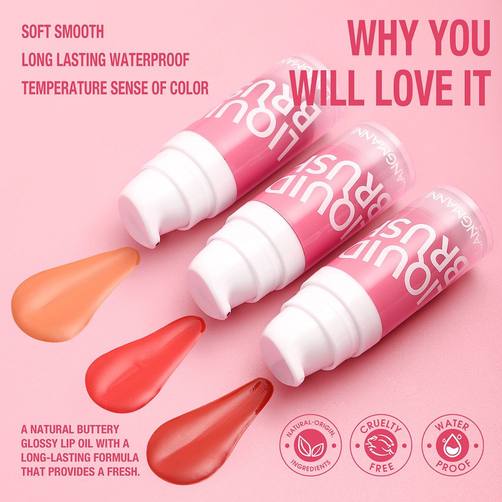 Romantic Rain Natural Beauty Cheeks Liquid Blush Pack Of 3pcs