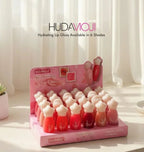 Hudamoji Hydrating Moisturizing Lip Gloss Shine with Vitamin E Smooth & Glossy Finish Stare Cap Lip Gloss Pack of 6