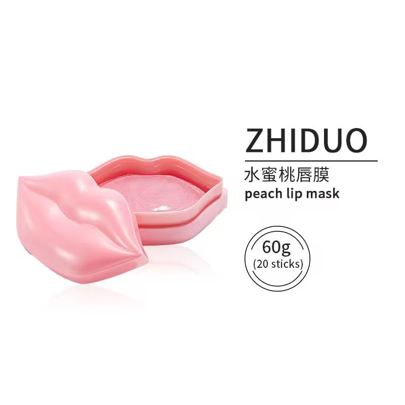ZHIDUO Pink Lip Shaped Mask Sheets Moisturizing Anti-Wrinkle&nbsp;Korean Peeling Lip Sleeping Mask