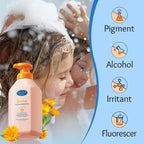 SADOER Children's Calendula Amino Acid Gentle Moisturizing Shampoo and Bath Gel 600ml
