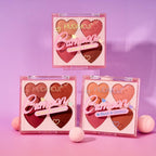 Hudamoji Crimson Blush And Contour 3Pcs Set