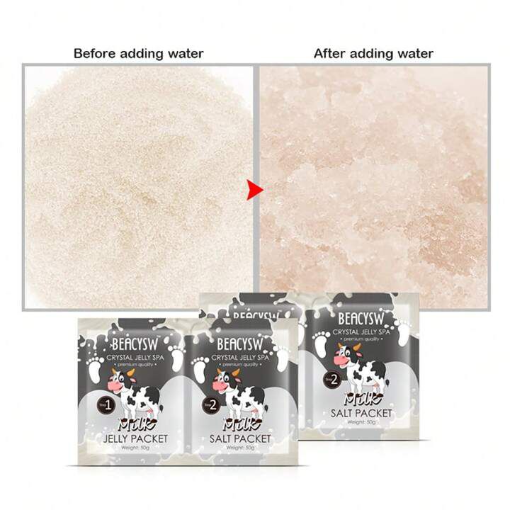 Powder Jelly Spa Pedicure Avry Pack of 2 Jelly Pedi Sea Salt Scrub Pedicure Foot Scrub