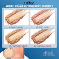 Maliao High Coverage Prime Fine Matte Pressed Powder  Long Lasting Compact Powder for Flawless Skin