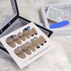 Romantic Myth Classic Elegance Press-On Nail Kit Cat's Eye Nails Pack of 3