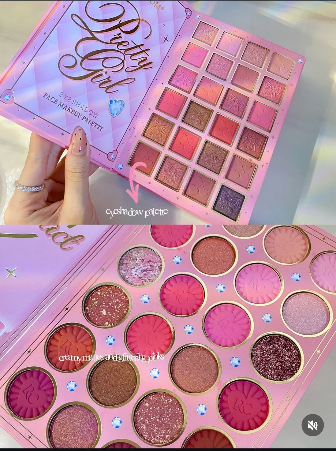 Romcom Dazzle Glow  All In One Makeup Book Palette