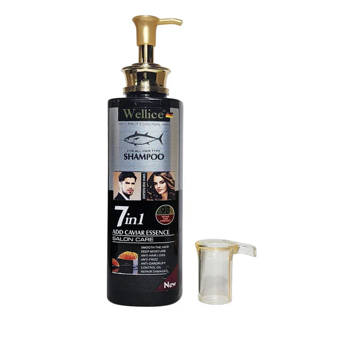 Wellice 7in1 Argan Oil Essence Oil Control Salon Care Hair Shampoo