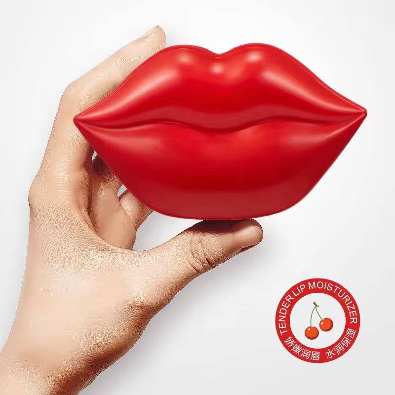 ZHIDUO Pink Lip Shaped Mask Sheets Moisturizing Anti-Wrinkle&nbsp;Korean Peeling Lip Sleeping Mask
