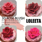 Loleeta 3D Rose Blush Finely Powdered And Smooth Blush