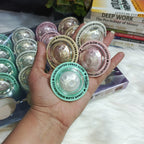 Siheglan Planet Glow Highlighter Ultra Shimmer Baked Face Illuminator Galaxy Shine Finish Pack of 4