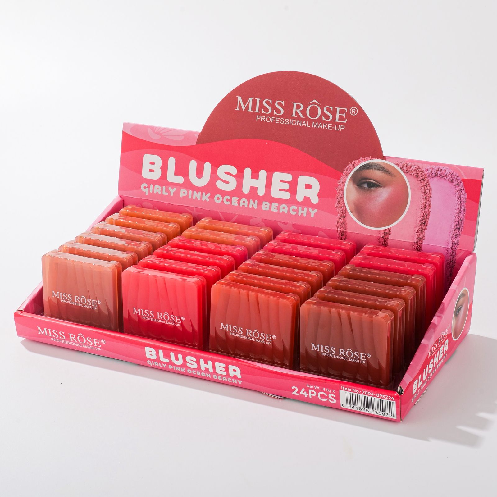 Miss Rose New Girly Pink Ocean Beachy Single Blushes