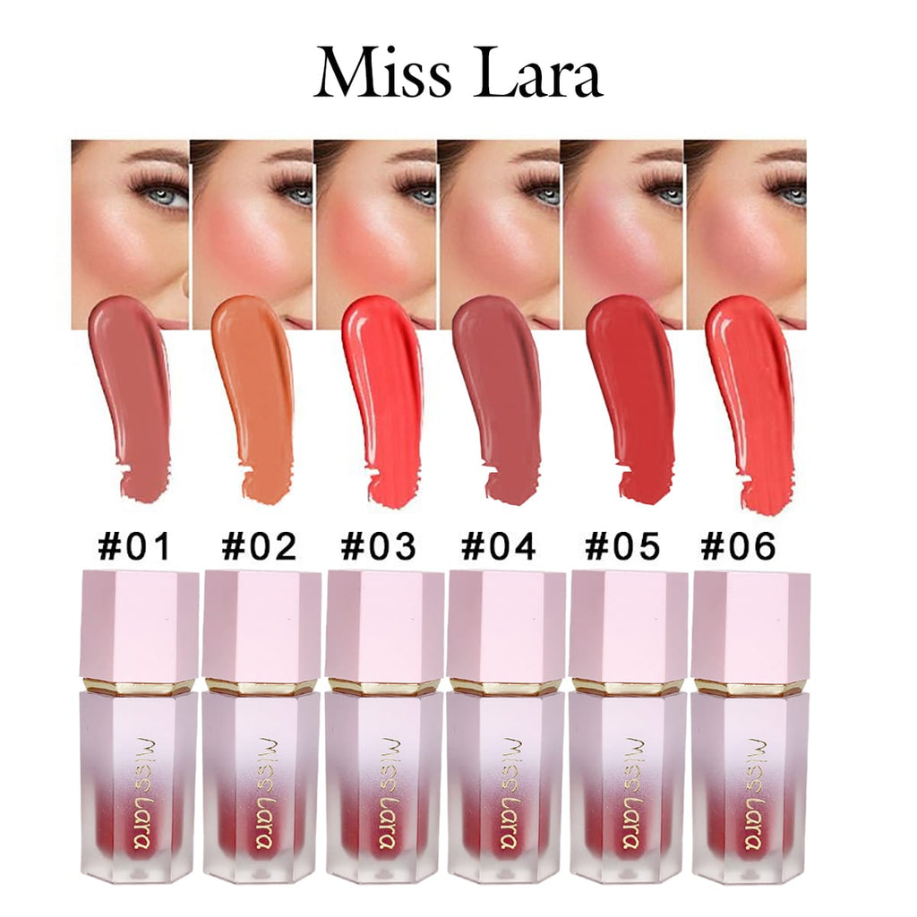 Miss Lara Matte Liquid Blush Pack of 6