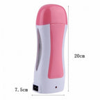 Rica Roll On Wax Deal Pack OF 3 Depilatory Machine + Roll On Wax + Wax papers(50pcs)
