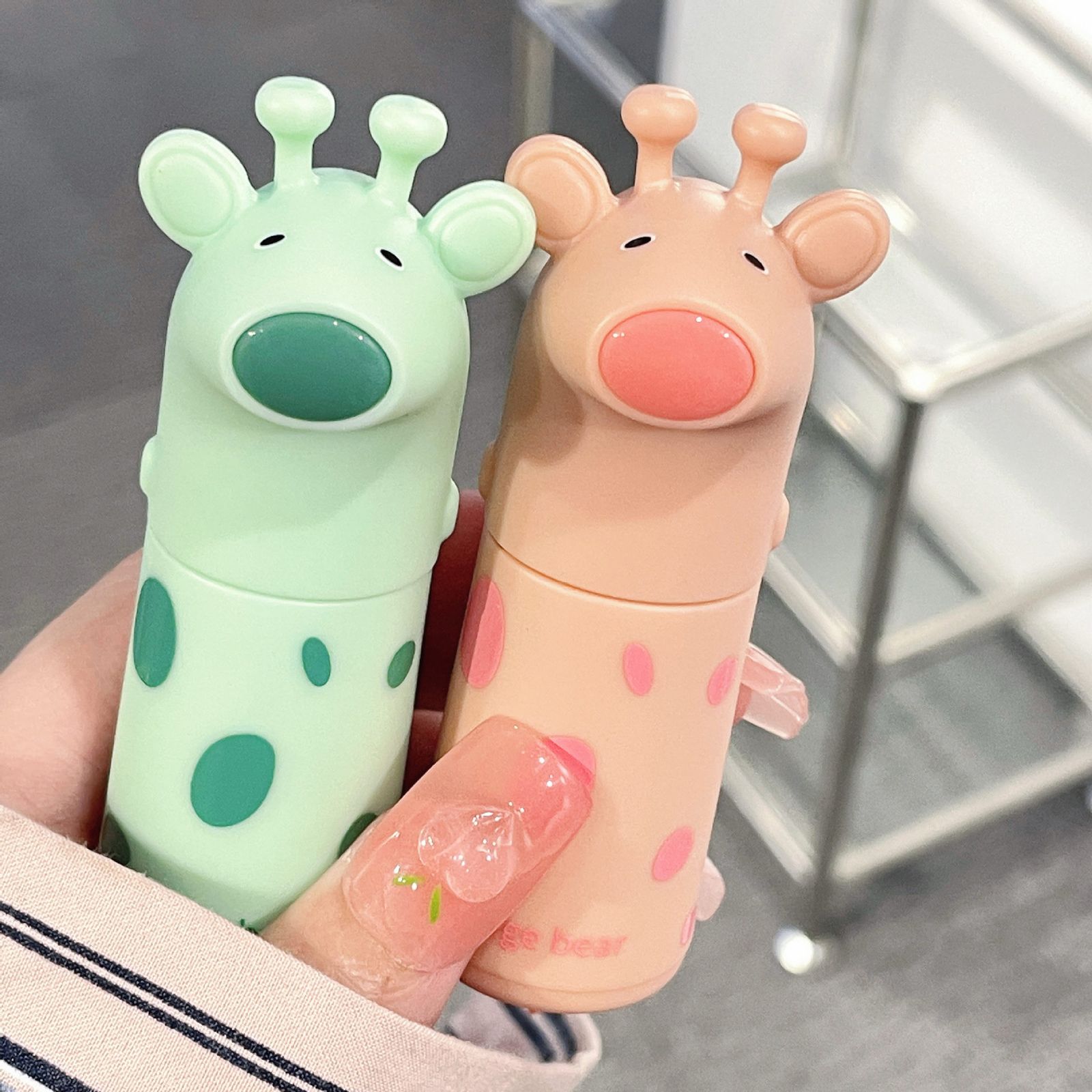 Gege Bear Cute Horse Bright Lip Glaze Pack of 6