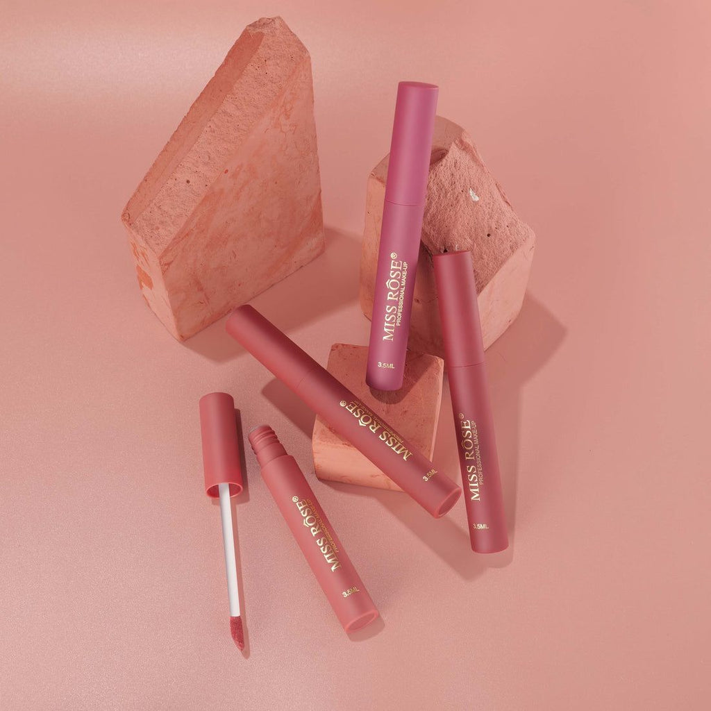 Miss Rose Hydramatte Pillow Talk Blur Long Lasting Lip Gloss 8pcs Set