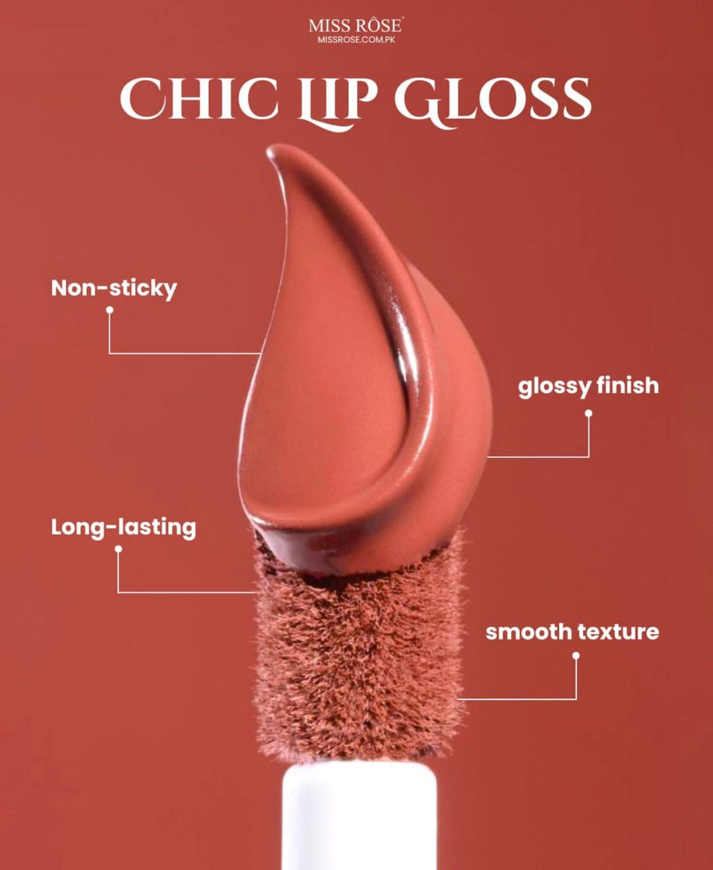Miss Rose Chic Lip Gloss 12pcs Set