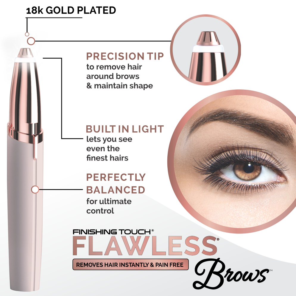 New Flawless Eyebrow Hair Remover Pen Rechargeable