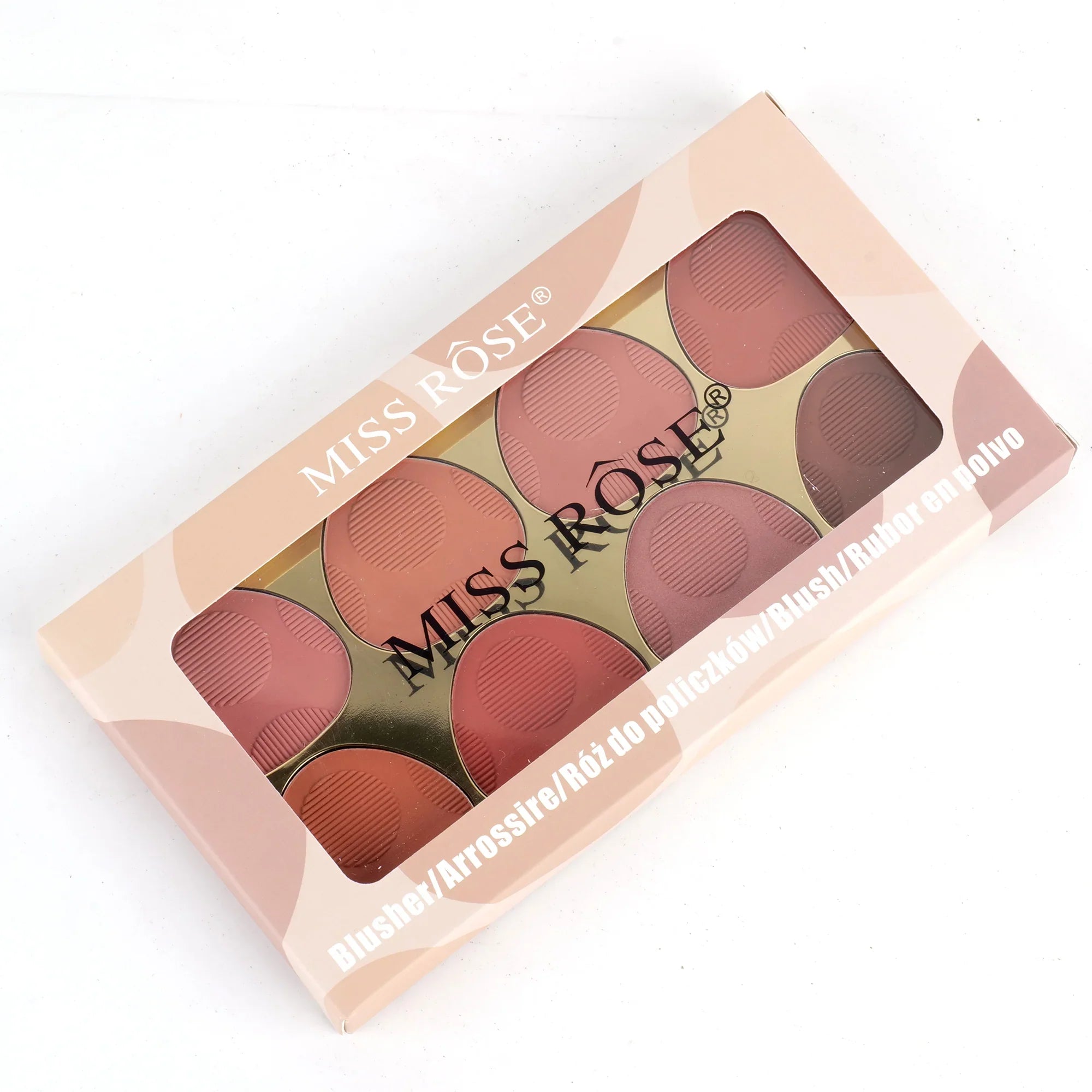 Miss Rose 3D Blush 8 Color Palette