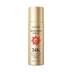 SADOER 24K Gold Sunscreen Spray SPF50+ PA+++ Nicotinamide 24H-Anti UVA/UVB High Protection Whitening Spray 150ml