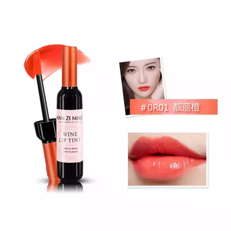 Vine Lip Tint Natural Liquid Long Lasting 6 Color Set