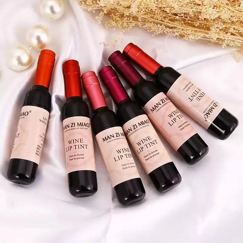Vine Lip Tint Natural Liquid Long Lasting 6 Color Set