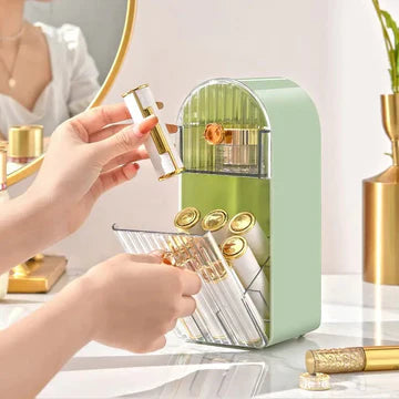 Parada Lipstick Holder Stackable Desk Cosmetics Storage Box Makeup Brush Holder Jewelry Storage Box Dustproof Waterproof Plastic 90026