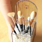 Parada Lipstick Holder Stackable Desk Cosmetics Storage Box Makeup Brush Holder Jewelry Storage Box Dustproof Waterproof Plastic 90026