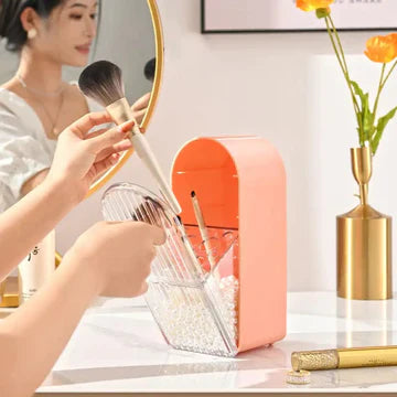 Parada Lipstick Holder Stackable Desk Cosmetics Storage Box Makeup Brush Holder Jewelry Storage Box Dustproof Waterproof Plastic 90026