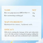 BIOAQUA Rice Raw Pulp Sunscreen Set - SPF50 PA+++ 2 Piece Set  70g