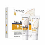 BIOAQUA Rice Raw Pulp Sunscreen Set - SPF50 PA+++ 2 Piece Set  70g