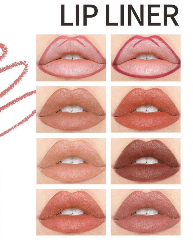 Page Vine Bold Booster Plumping Lip Liner 8 Pcs Set