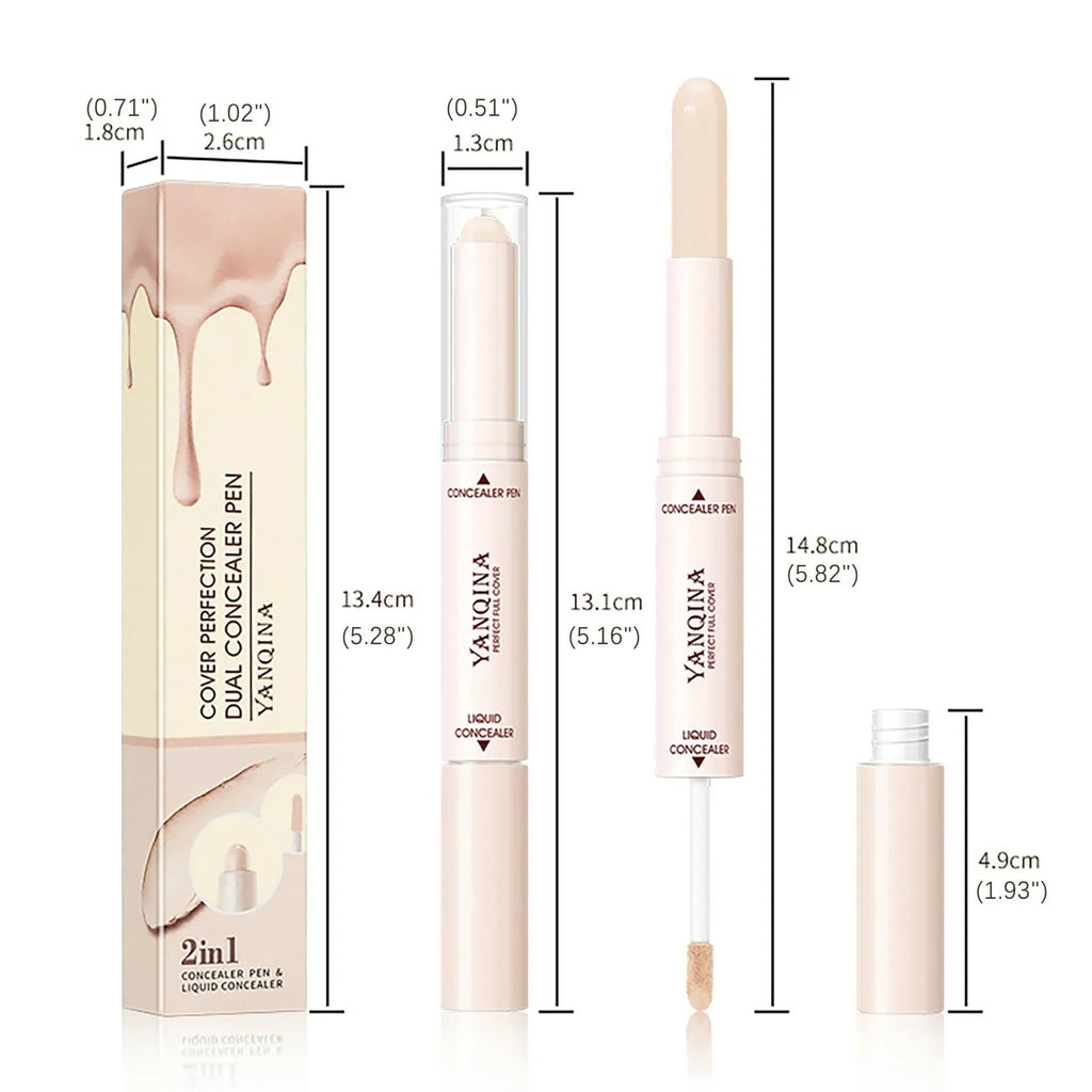 YANQINA 2in1 Concealer Makeup Stick Corrector