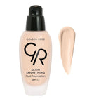 Golden Rose GR Satin Smoothing Matte Liquid Fluid Foundation SPF15