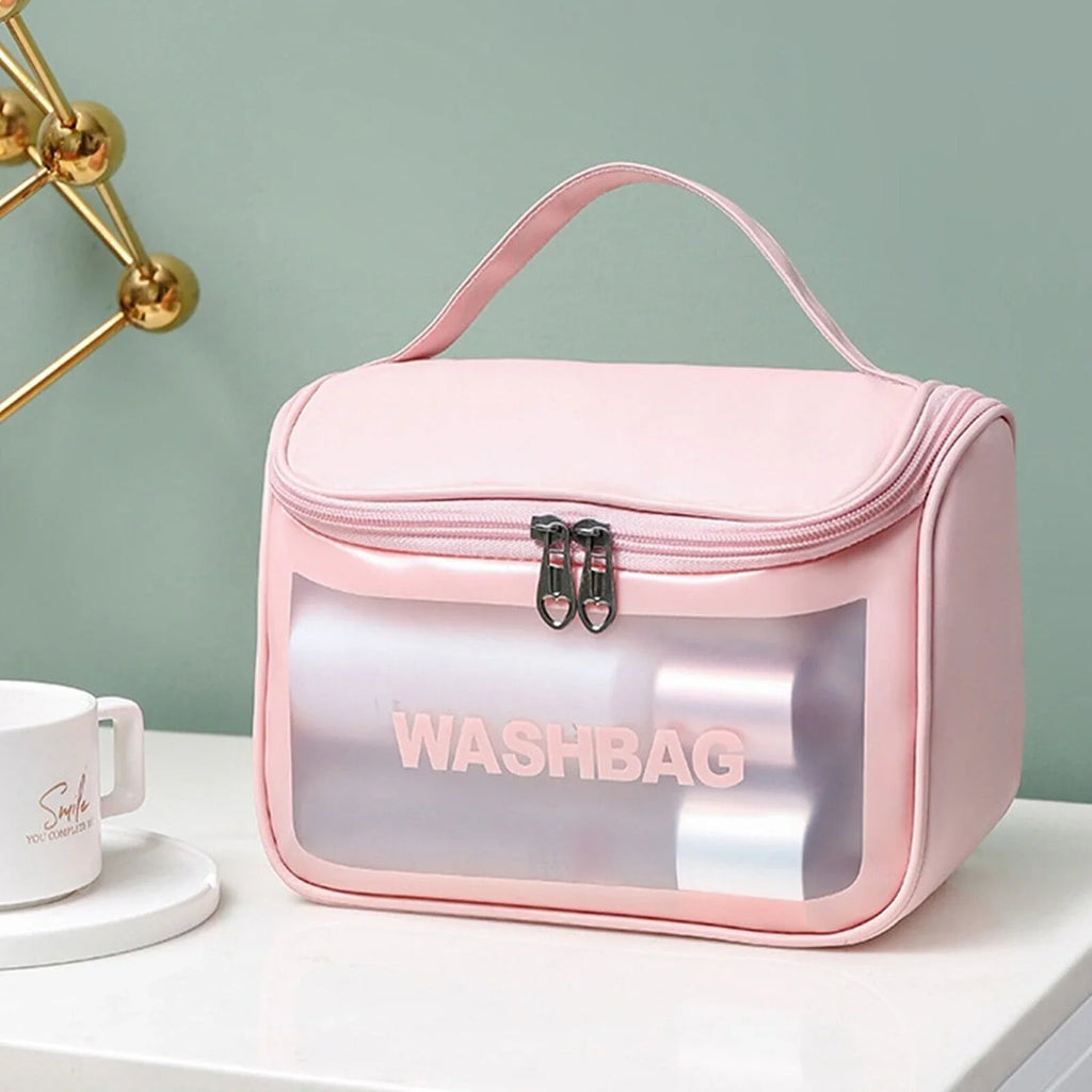 Multipurpose Clamshell Makeup Travel Bag Waterproof Travel Cosmetic Washbag Organizer 15654