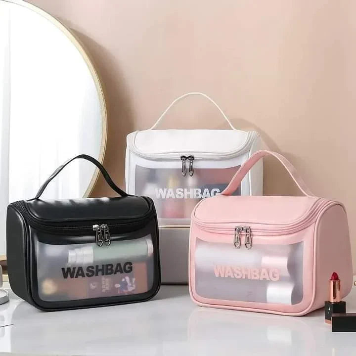 Multipurpose Clamshell Makeup Travel Bag Waterproof Travel Cosmetic Washbag Organizer 15654