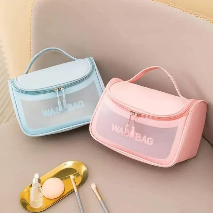Multipurpose Clamshell Makeup Travel Bag Waterproof Travel Cosmetic Washbag Organizer 15654